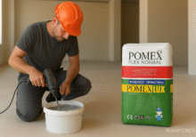 Pomex Flex Normal Tile Adhesive Mixing Webp